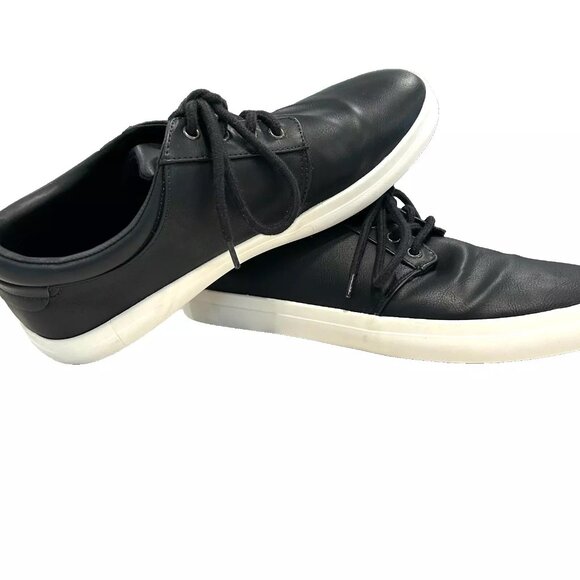 Good Fellow Men's Low Top Rome Sneakers size 10.5 M Black - Picture 3 of 9